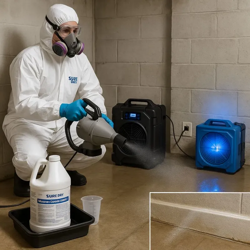 Sanitization and Odor Removal process in Sanderson, TX